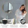 ChicFurnit Decorative Wall Mirrors 24 Inch Round Mirror Wall Mounted Circle Mirrors Vanity Mirror for Bathroom Living Room, Gold, 23.90"*0.70"*23.90" - 3 of 4