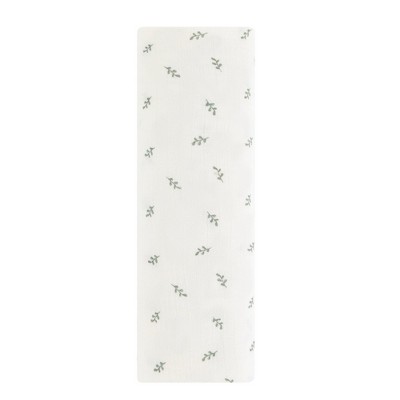 Image of Ely's & Co. Cotton Muslin Swaddle Blanket  Sage Leaf 1 Pack