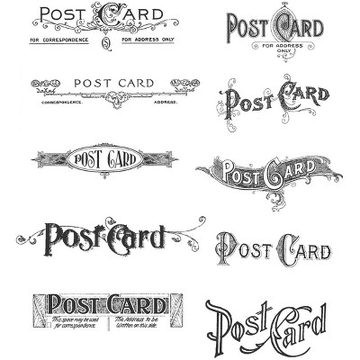 Tim Holtz Cling Stamps 7"X8.5"