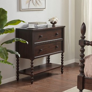 NicBex 1 Drawer Nightstand Modern Bedside Table with Open Storage End Table for Bedroom, Living Room, Study - 1 of 4