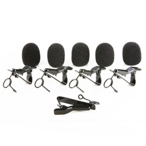 Movo MCW5 Lavalier Mic Clips and Foam Covers - 5 Replacement Pack - 1 of 4