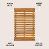 JONATHAN Y Paige Modern Classic Acacia Wood Slat Indoor/Outdoor Shower Mat - 3 of 4