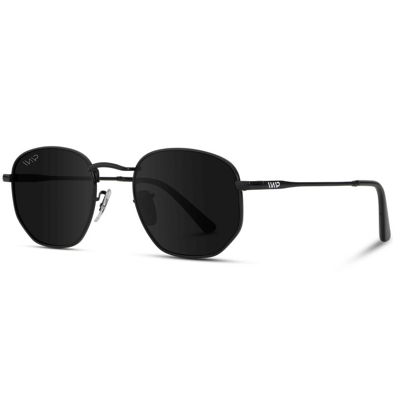 WMP Eyewear Round Geometric Retro Polarized Sunglasses, 2 of 5