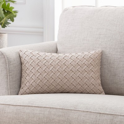 Chanasya Lattice Textured Velvet Throw Pillow Cover - 2-Piece Set