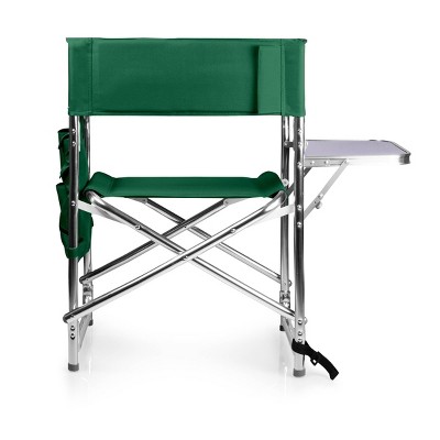 Hunter Green Ultimate Comfort Portable Sports Chair with Side Table