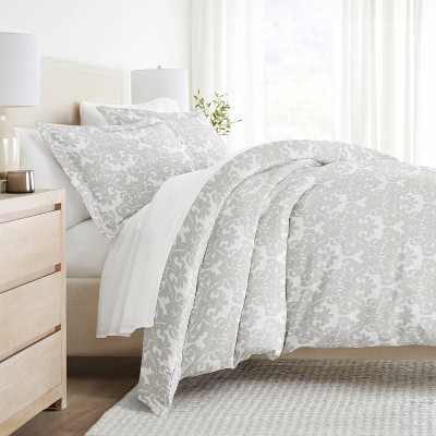 Paisley, Damask & Soft Farmhouse Prints 3PC Duvet Cover & Shams Set, Ultra Soft, Easy Care - Becky Cameron