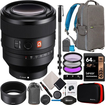 Sony FE 50mm F1.2 GM Full Frame Lens SEL50F12GM E-Mount Mirrorless Cameras Bundle