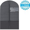 Plixio 36" Kids Garment Bags for Dance Costumes Children Hanging Clothes, Uniform, Suits, Girls Dress Recital Outfit Organizer - (6 Pack :36", Black) - 4 of 4