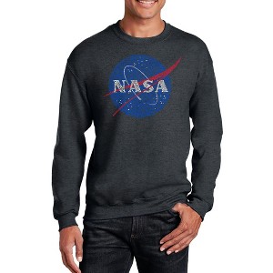 LA Pop Art Men's Word Art Crewneck Sweatshirt - NASA's Most Notable Missions - 1 of 4