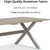 PURPLE LEAF Outdoor Dining Set with Patio Aluminium Dining Table and Wicker Rattan Chairs Modern Furniture Cushions Sets for Backyard - 3 of 4