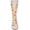 Memoi Men's Football & Fall Bamboo Crew Socks Oatmeal Heather 10-13 - 2 of 3