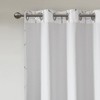 Total Blackout Metallic Print Grommet Top Curtain Panel(Only 1 Pc Panel) - 2 of 4