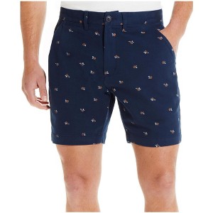 Weatherproof Mens Vintage Printed Stretch 7 Inch Inseam Floral Casual Chino Shorts - 1 of 1