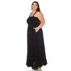 Plus Size Smocked Ruffle Maxi Sun Dress - 2 of 4