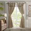 PAGED Pleat Curtain Panel with Tieback,Blackout Curtains with Rod Pocket & Back Tabs,Window Curtains for Living Room,Bedroom - 3 of 4