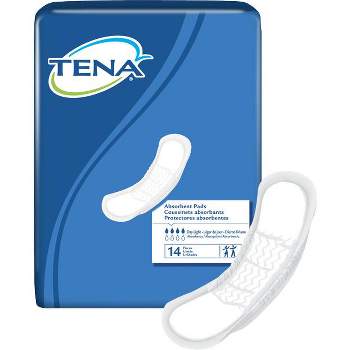 TENA ProSkin Day Light Incontinence Pad, Light Absorbency, Unisex, 14 count