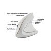 Epoch Vents Wireless Optical Vertical Mouse - 2 of 4
