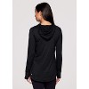 RBX Active Women's Legging Friendly Buttery Soft Stretch Jersey Adjustable Hood Long Sleeve Top with Thumbholes, Pocket - 2 of 4