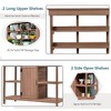 Sapphtopaz 66" Large Farmhouse Outdoor Potting Bench Table, Garden Potting Benches & Tables with 2 Drawers & Cabinet, 4-Tier Shelves Potting Table - 2 of 4