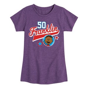 Girls' - Peanuts - Franklin Athletic 50 Fitted Short Sleeve Graphic T-Shirt - 1 of 4
