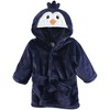 Luvable Friends Infant Boy Plush Bathrobe and Toy Set, Boy Penguin, 0-9 Months - 3 of 4