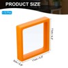 Unique Bargains Transparent PE 3D Floating Display Stand Holder Jewelry Storage Box 12 Pcs - 2 of 3