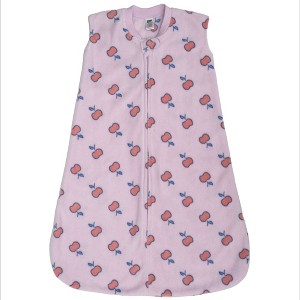 Hudson Baby Infant Girls Fleece Sleeping Bag, Sack, Blanket, Apple - 1 of 2