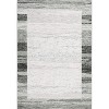 Modern Bordered Washable Area Rug - Non-Slip Low Pile Indoor Carpet for Living Room, Bedroom, Dining Room, Home Office Apartments - 4 of 4