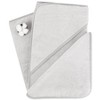 American Soft Linen Turkish Baby Toddler Hooded Bath Towel Set, 100% Cotton Soft Fluffy Baby Toddler Hooded After Shower Towels - 4 of 4