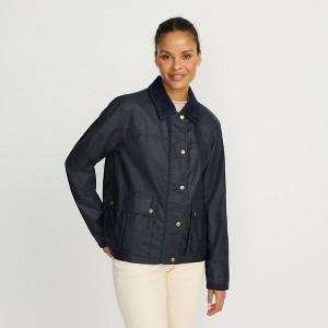 Lands' End Women's Waxed Cotton Barn Jacket - 1 of 4