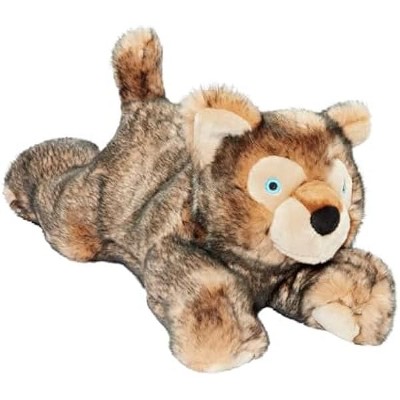 Fluff & Tuff Lobo Wolf Pup Plush Dog Toy,All Breed Sizes