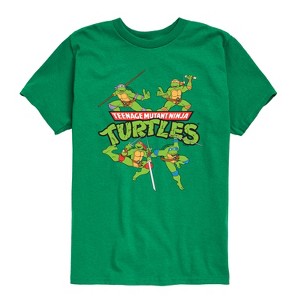 Boys' - Teenage Mutant Ninja Turtles - Group Short Sleeve Graphic T-Shirt - 1 of 4