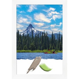 Amanti Art Cabinet White Narrow Picture Frame - 1 of 4