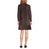 Lands' End Women's Wide Wale Cord Popover Long Sleeve Shirt Dress - 2 of 4