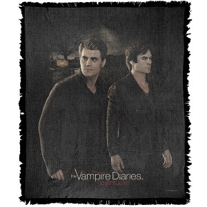 Vampire Diaries Brothers Blanket 50"x60" Woven Tapestry - 1 of 4