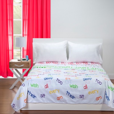 Educational Word Families Sheet Set (Full) - Learning Linens