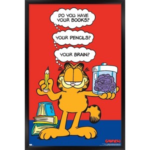 Trends International Garfield - Brain Framed Wall Poster Prints - 1 of 4