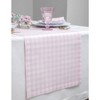 Solino Home Linen Gingham Check Table Runner - 3 of 4