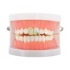 Unique Bargains Hip Hop Double Teeth Hollowout Fake Grills 1 Pc - 2 of 4