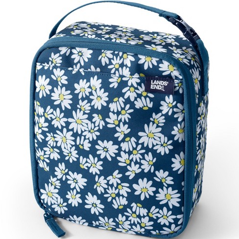 Kids Insulated EZ Wipe Printed Lunch Box - Lands' End - Blue