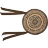 Espresso Jute Chair Pad 15 inch Diameter VHC Brands - 2 of 4