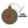 Rider University Secondary Logo Wood Christmas Tree Holiday Ornament - 2 of 4