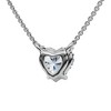 Pompeii3 1Ct Heart Shape Diamond Solitaire Diamond Pendant 14k Gold Necklace Lab Created - 4 of 4