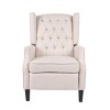 Mid-Century Modern Wingback Recliner Chair, Upholstered Lounge Chair for Living Room or Reading Corner - The Pop Home - 3 of 4