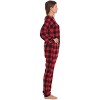 Just Love Womens One Piece Buffalo Plaid Adult Bodysuit Pajamas - 2 of 3