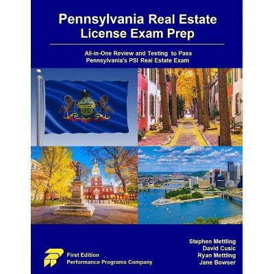 Pennsylvania Real Estate License Exam Prep - by  David Cusic & Ryan Mettling & Jane Bowser (Paperback)