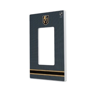 NHL Western Conference Teams Stripe Hidden-Screw Light Switch Plate for Single Rocker - 1 of 4