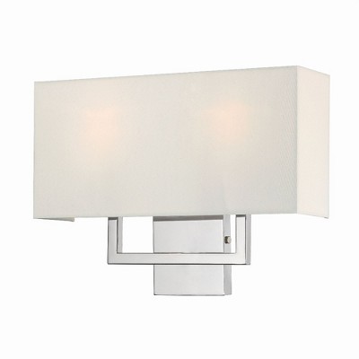 Livex Lighting Pierson 2 - Light Wall Light in  Polished Chrome