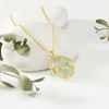 Ross-Simons Jade "Good Fortune" Butterfly Pendant Necklace in 18kt Gold Over Sterling Size 18 - 4 of 4