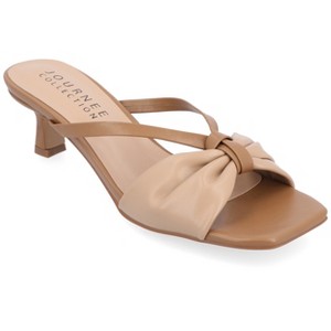 Journee Women's Starling Medium and Wide Width Dress Sandals - 1 of 4